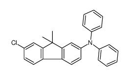 7-chloro-9,9-dimethyl-N,N-diphenylfluoren-2-amine Structure