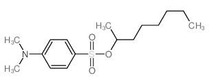 N,N-dimethyl-4-octan-2-yloxysulfonyl-aniline structure