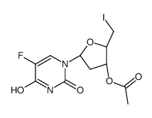 [(2S,3S,5R)-5-(5-fluoro-2,4-dioxopyrimidin-1-yl)-2-(iodomethyl)oxolan-3-yl] acetate Structure