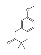 1-(3-methoxyphenyl)-3,3-dimethylbutan-2-one结构式