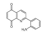 2-(2-aminophenyl)quinoline-5,8-dione结构式