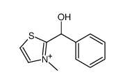(3-methyl-1,3-thiazol-3-ium-2-yl)-phenylmethanol结构式