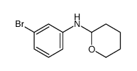 N-(3-bromophenyl)oxan-2-amine结构式