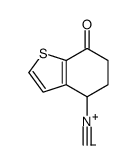 4-isocyano-5,6-dihydro-4H-1-benzothiophen-7-one结构式