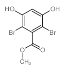 methyl 2,6-dibromo-3,5-dihydroxybenzoate (en)Benzoic acid, 2,6-dibromo-3,5-dihydroxy-, methyl ester (en)结构式