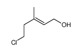 5-chloro-3-methylpent-2-en-1-ol Structure