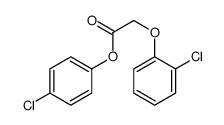 (4-chlorophenyl) 2-(2-chlorophenoxy)acetate结构式