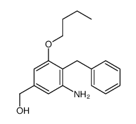 (3-amino-4-benzyl-5-butoxyphenyl)methanol结构式