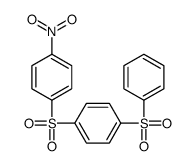 1-[4-(benzenesulfonyl)phenyl]sulfonyl-4-nitrobenzene结构式