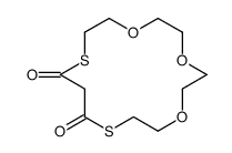 1,4,7-trioxa-10,14-dithiacyclohexadecane-11,13-dione结构式