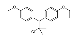 1-[2-chloro-1-(4-ethoxyphenyl)-2-methylpropyl]-4-methoxybenzene结构式