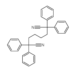 Octanedinitrile, 2,2,7,7-tetraphenyl-结构式