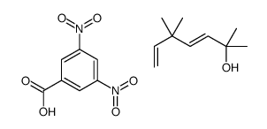 3,5-dinitrobenzoic acid,2,5,5-trimethylhepta-3,6-dien-2-ol Structure