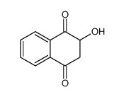 2-hydroxy-2,3-dihydronaphthalene-1,4-dione Structure