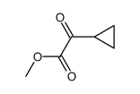 methyl 2-cyclopropyl-2-oxoacetate Structure