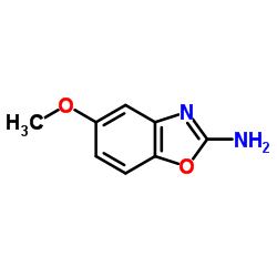 5-甲氧基苯并[d]恶唑-2-胺结构式