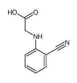 2-(2-cyanoanilino)acetic acid Structure