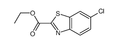 6-CHLORO-2-BENZOTHIAZOLECARBOXYLIC ACID ETHYL ESTER结构式