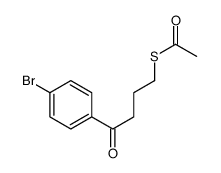 S-[4-(4-bromophenyl)-4-oxobutyl] ethanethioate Structure