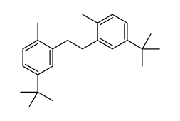 4-tert-butyl-2-[2-(5-tert-butyl-2-methylphenyl)ethyl]-1-methylbenzene结构式