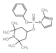 1-hydroxy-2,2,6,6-tetramethyl-4-[(2-methylimidazol-1-yl)-phenoxy-phosphoryl]oxy-piperidine picture