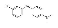 4-(3-bromophenyl)tellanyl-N,N-dimethylaniline Structure