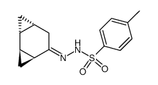 4-methyl-N'-((1R,2S,4S,7R)-tricyclo[5.1.0.02,4]octan-5-ylidene)benzenesulfonohydrazide结构式