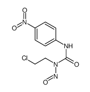 1-(2-chloroethyl)-3-(4-nitrophenyl)-1-nitrosourea structure