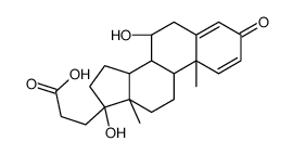 3-[(8R,9S,10R,13S,14S)-7,17-dihydroxy-10,13-dimethyl-3-oxo-7,8,9,11,12,14,15,16-octahydro-6H-cyclopenta[a]phenanthren-17-yl]propanoic acid Structure