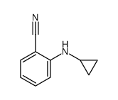 2-(Cyclopropylamino)benzonitrile Structure