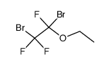 [1,2,2-Trifluor-1,2-dibrom-aethyl]-aethylaether结构式