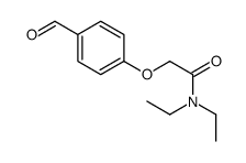 N,N-Diethyl-2-(4-formylphenoxy)acetamide Structure
