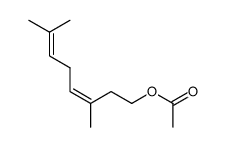 (Z)-3,7-dimethylocta-3,6-dien-1-yl acetate结构式