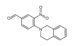 4-(3,4-dihydro-1H-isoquinolin-2-yl)-3-nitrobenzaldehyde Structure