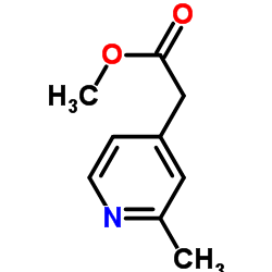 Methyl (2-methyl-4-pyridinyl)acetate结构式