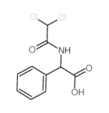 2-[(2,2-dichloroacetyl)amino]-2-phenyl-acetic acid结构式