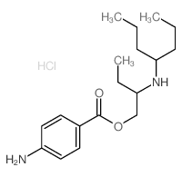 2-(heptan-4-ylamino)butyl 4-aminobenzoate Structure