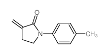 2-Pyrrolidinone,3-methylene-1-(4-methylphenyl)-结构式