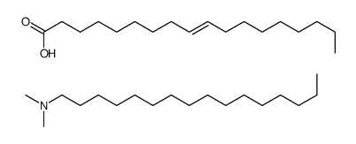 oleic acid, compound with N,N-dimethylhexadecylamine (1:1)结构式
