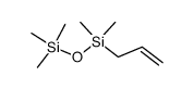 1,1,1,3,3-Pentamethyl-3-allylpropanedisiloxane结构式