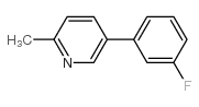 5-(3-Fluorophenyl)-2-Methyl-Pyridin structure