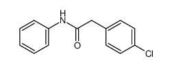 2-(4-chlorophenyl)-N-phenylacetamide结构式