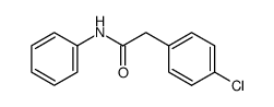 2-(4-chlorophenyl)-N-phenylacetamide Structure