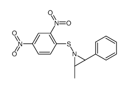 (2S,3S)-1-(2,4-dinitrophenyl)sulfanyl-2-methyl-3-phenylaziridine Structure