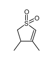 3,4-dimethyl-2,3-dihydro-thiophene-1,1-dioxide结构式