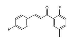 2',4-Difluor-5'-methyl-chalcon Structure