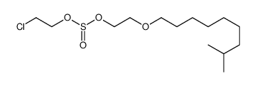 beta-Chloroethyl "iso" decoxyethyl sulfite结构式