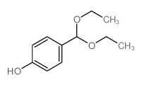 4-(diethoxymethyl)phenol structure