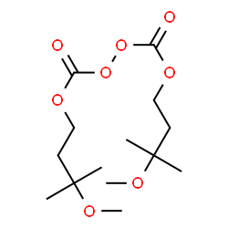 Di-3-methyl-3-methoxybutyl peroxy dicarbonate structure
