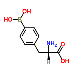 4-Borono-L-phenylalanine Structure